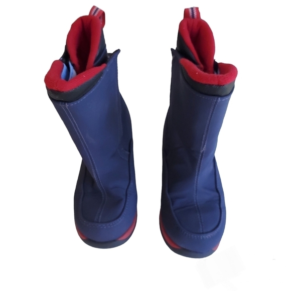 Lands' End Boots Kids Size 11M Blue|Red - Picture 3 of 8